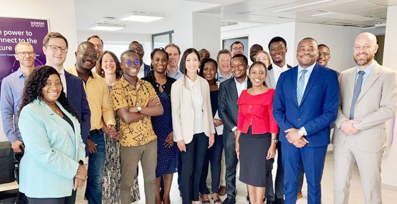Les membres du top management de l’entreprise allemande ont immortalisé le moment. (Ph: Dr)