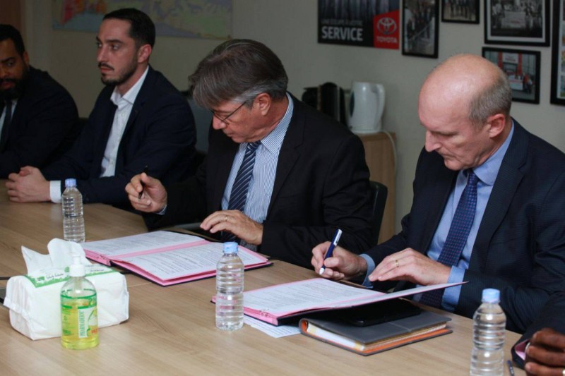 Signature de la convention de partenariat BOA-CÔTE D'IVOIRE et CFAO MOTORS CI