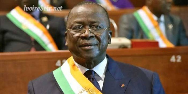 Le président du Sénat, Jeannot Ahoussou-Kouadio. (DR)