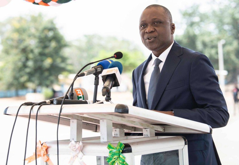 Le ministre des Transports Amadou Koné