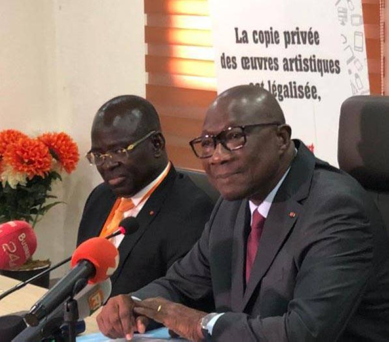 Le président du Cocan et le Dg du Burida