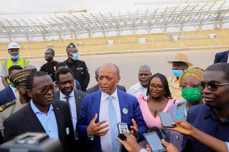 Les dirigeants de la Caf sont optimistes quant à la capacité de la Côte d'Ivoire à réussir l'organisation de la Can 2023. (DR)