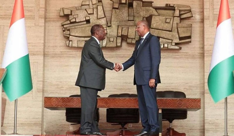 Le Chef de l'Etat Alassane Ouattara et Premier ministre Patrick Achi 