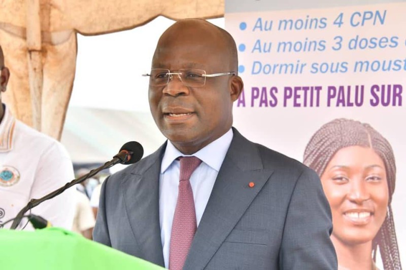 Le ministre de la santé, Dimba Pierre. (Dr)