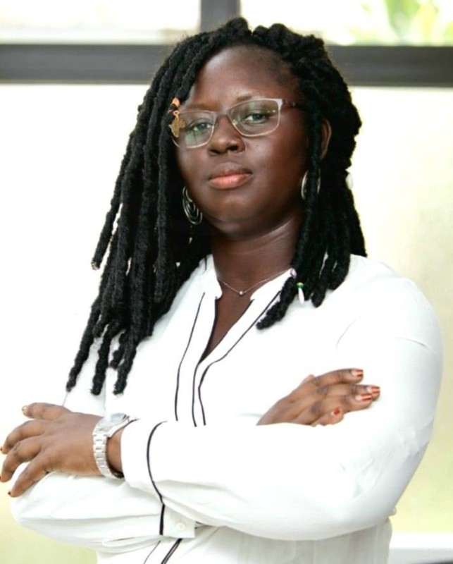 Zadé Eden Nova, la seule jeune dame candidate à la présidence. (Dr)