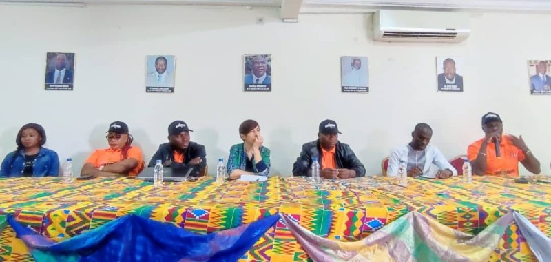Les administrateurs de la Fédération ivoirienne de danse Accor’danse, et leurs partenaires ont procédé au lancement de la deuxième édition. (DR)