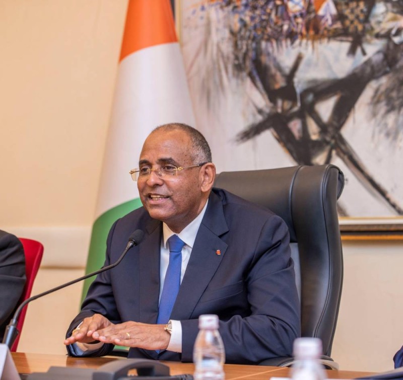 Le premier ministre Patrick Achi