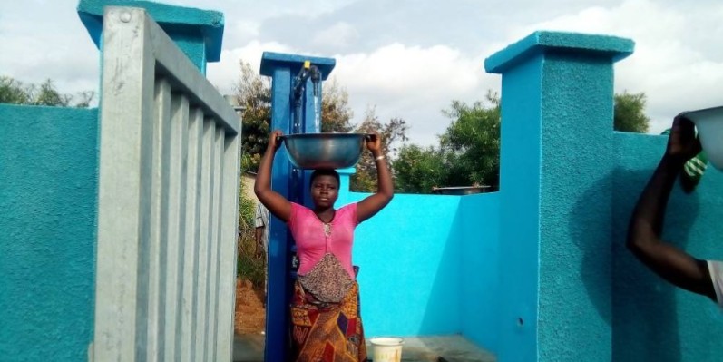 Le village de Yehou bénéficie désormais de l'eau potable. (DR)