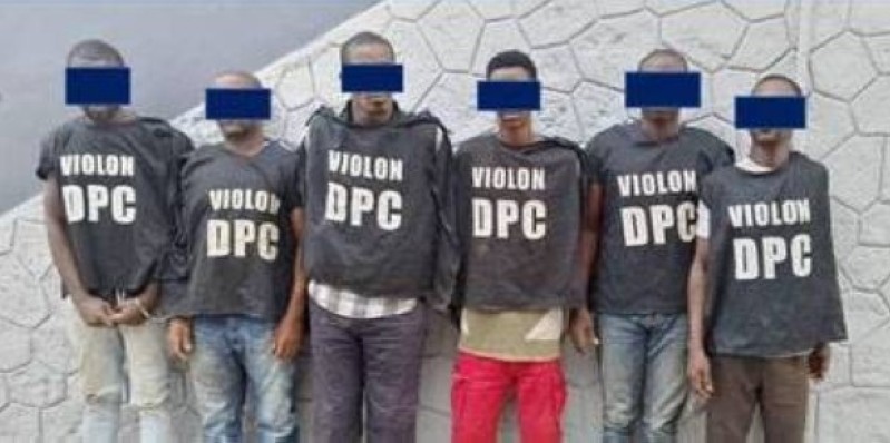 Ces bandits vont répondre de leurs actes devant le parquet d'Abidjan. (Dgpn)