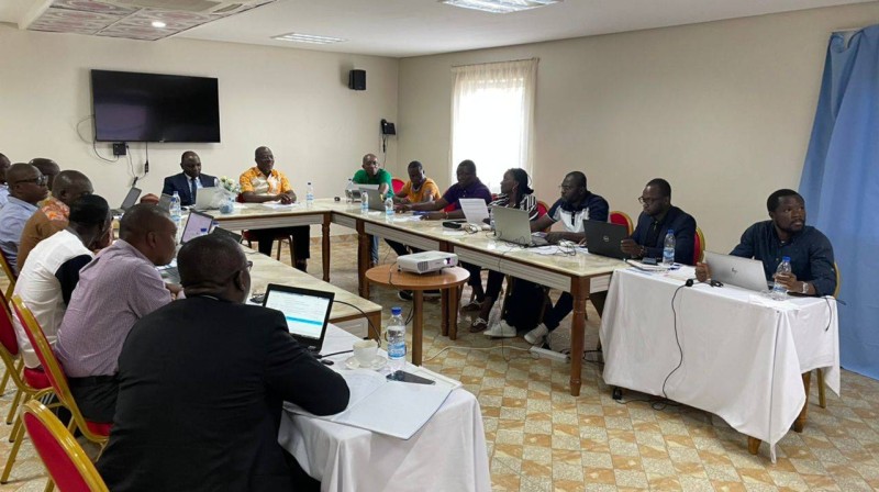 Réunion du comité d'exécution du Programme Cocoasoils à Yamoussoukro.