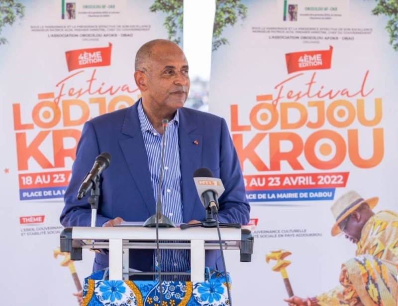 Le premier ministre Patrick Achi