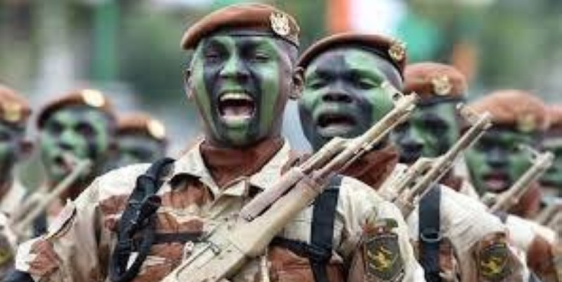 Une de certains éléments des forces armées de Côte d'ivoire. (DR) 