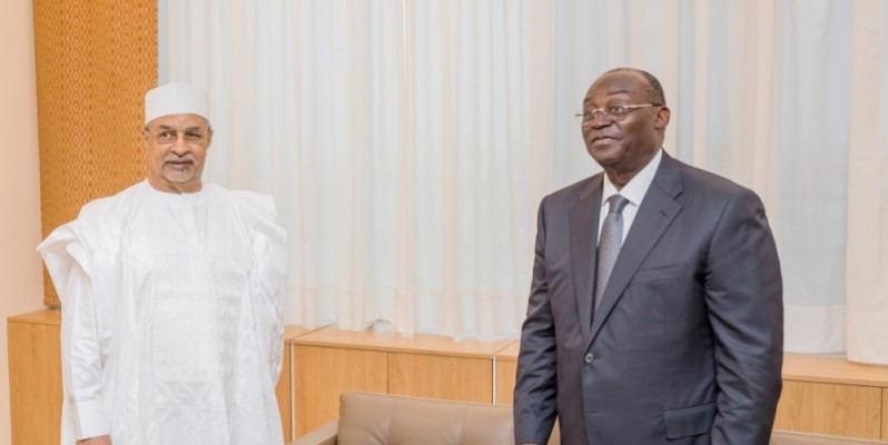 Les Nations Unies ont annoncé l'organisation d'une rencontre de haut niveau sur la réconciliation, au cours de la rencontre entre le vice-Président ivoirien et le représentant spécial du SG de l’ONU pour l’Afrique de l’Ouest (Ph: Présidence )