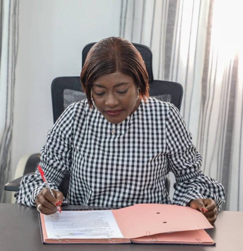 Mariatou Koné, ministre de l'Education nationale et de l'Alphabétisation. (Dr)