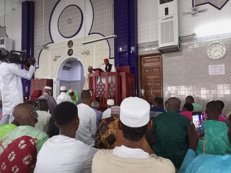 Mosquée d'Aghien. Aïd-el-fitr 2022 (Ph: Salif D. CHEICKNA)