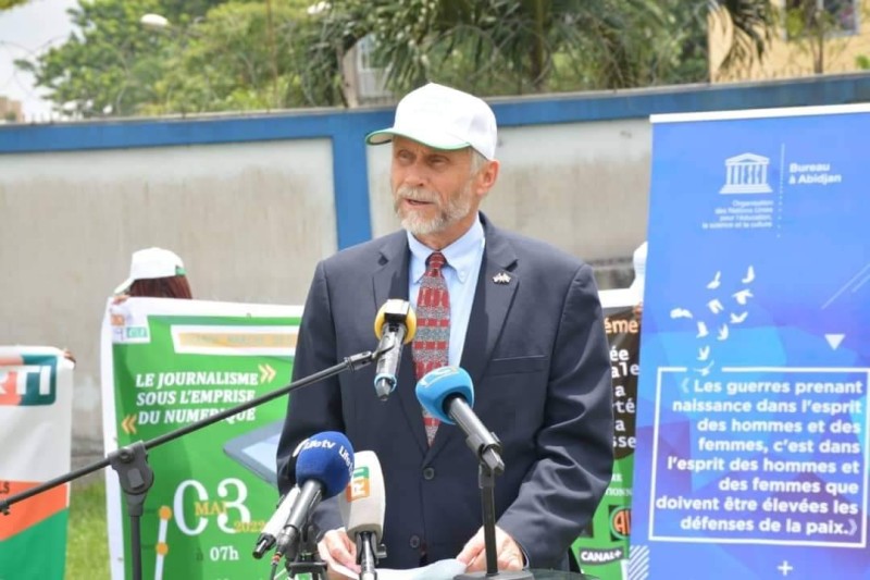 L'ambassadeur des États d'Amérique en Côte d'Ivoire, Richard K. Bell. (Photo DR)