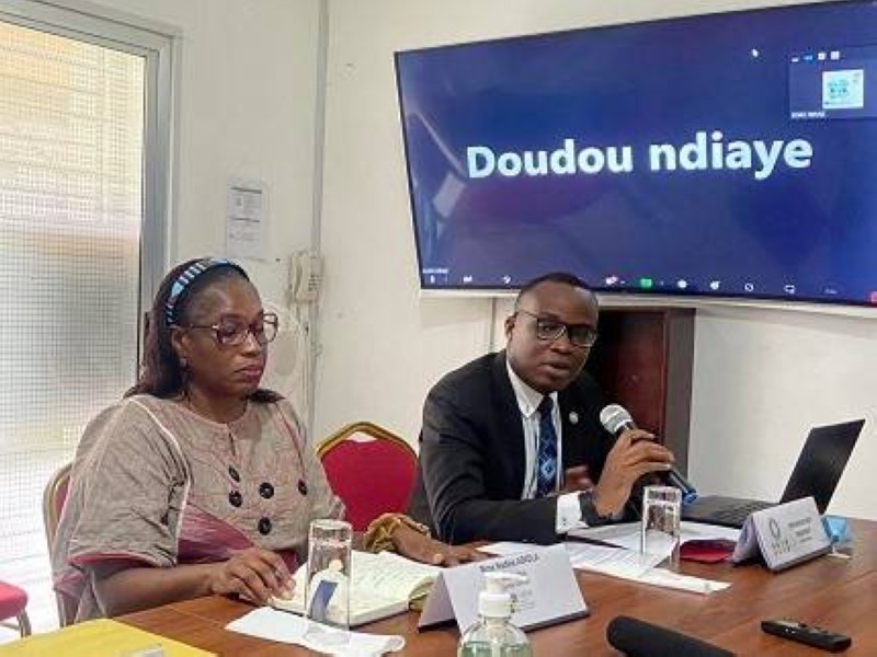 Dr Abiola et le Dg du Soac, Marcel Gbaguidi