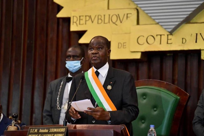 Le président de l'Assemblée nationale Bon