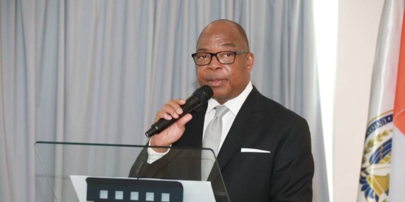 Me Antoine Niamien N'Guessan, président de la CAAF. (Ph: Honoré Bosson)