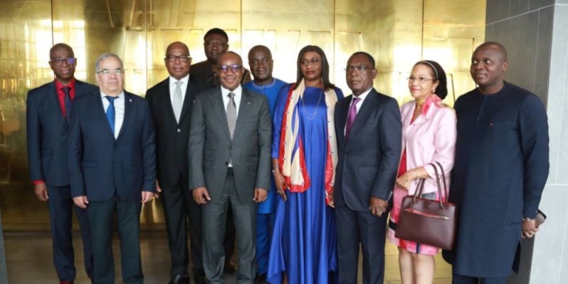 Les notaires ont bénéficié du soutien du Garde des Sceaux, ministre de la Justice et des Droits de l’Homme, Sansan Kambilé. (Ph: Honoré Bosson)