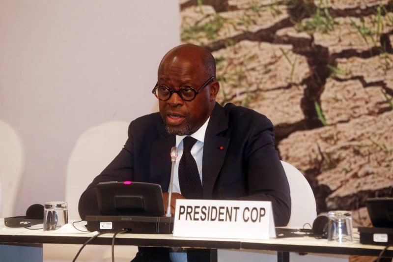 L'ex ministre des Eaux et Forêts, Alain-Richard Donwahi, nouveau président de la Convention des Nations unies sur la lutte contre la désertification (Sébastien Kouassi)