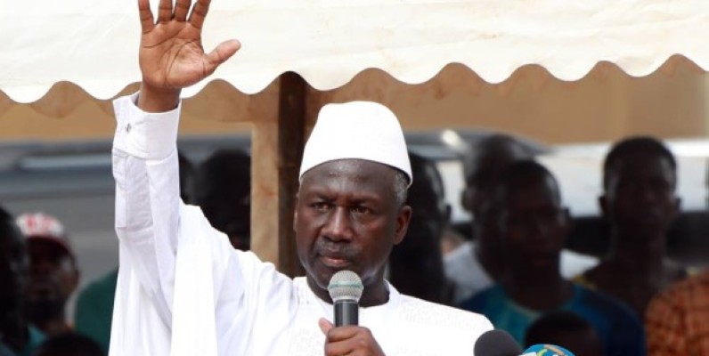 Adama Bictogo, le secrétaire exécutif du Rhdp, a fait un témoignage émouvant sur Amadou Soumahoro. (Ph: Honoré Bosson)