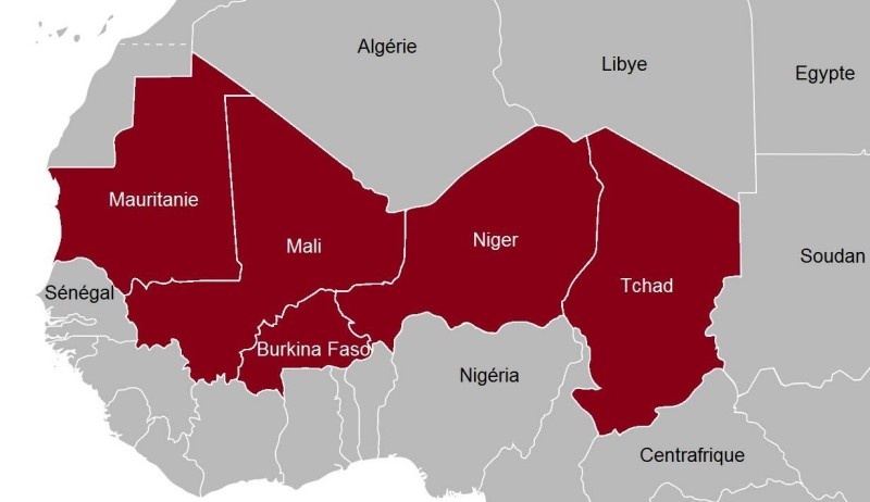 Grip.org Les 5 pays du sahel ( DR)