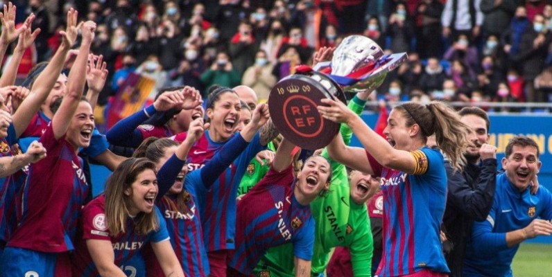 Les dames du Barça font un parcours sans-faute. (DR)