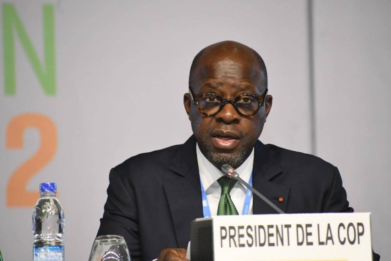 Alain Richard Donwahi, le président de la COP