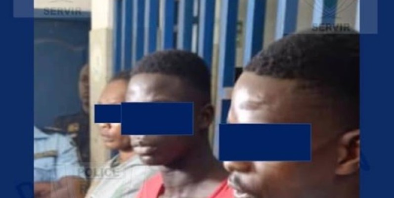 Ces individus devront répondre de leurs actes devant la justice. (Ph: Dgpn).