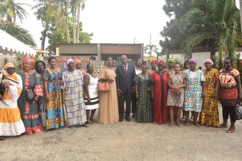 Le personnel de la mairie de Marcory. (DR)