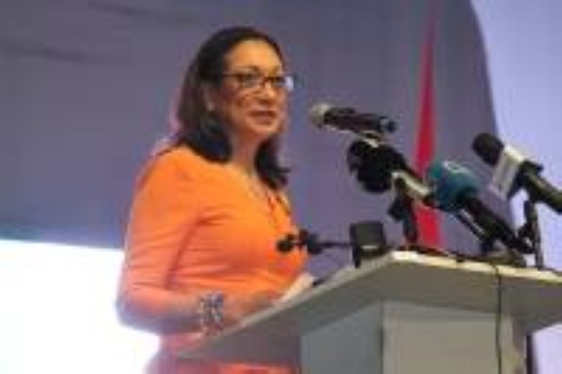 La ministre de la Culture et de la Francophonie, Françoise Remarck a insisté sur la nécessité de l’État à aider le secteur du livre.