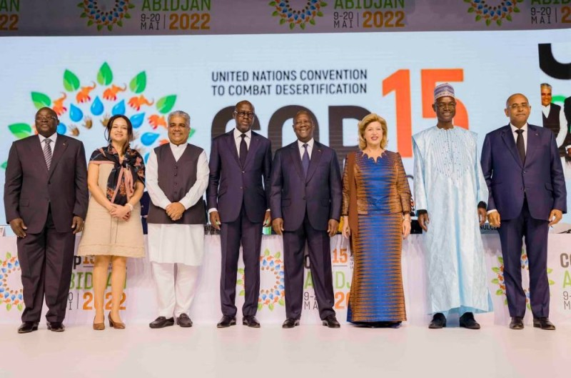 La 15e Conférence des parties (COP 15) de la Convention des Nations unies sur la lutte contre la désertification (UNCCD), débutée à Abidjan le 9 mai a pris fin le vendredi 20 mai 2022 (DR)