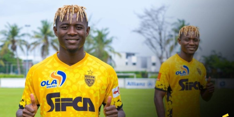 Mofossé Karidioula, la nouvelle recrue de l'Asec Mimosas. (Ph: Dr)