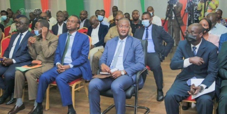 Lancement de la campagne de vulgarisation des activités et du plan de communication 2022 de la Celiope à l’immeuble Sciam d’Abidjan-Plateau. (Ph: Dr)