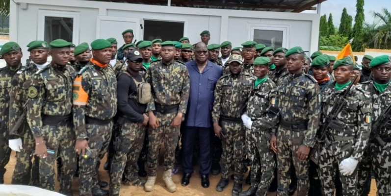 Les agents de la Bssi ont affirmé être à la disposition de leur chef, le ministre des Eaux et Forêts, Laurent Tchagba. (Ph: Dr)