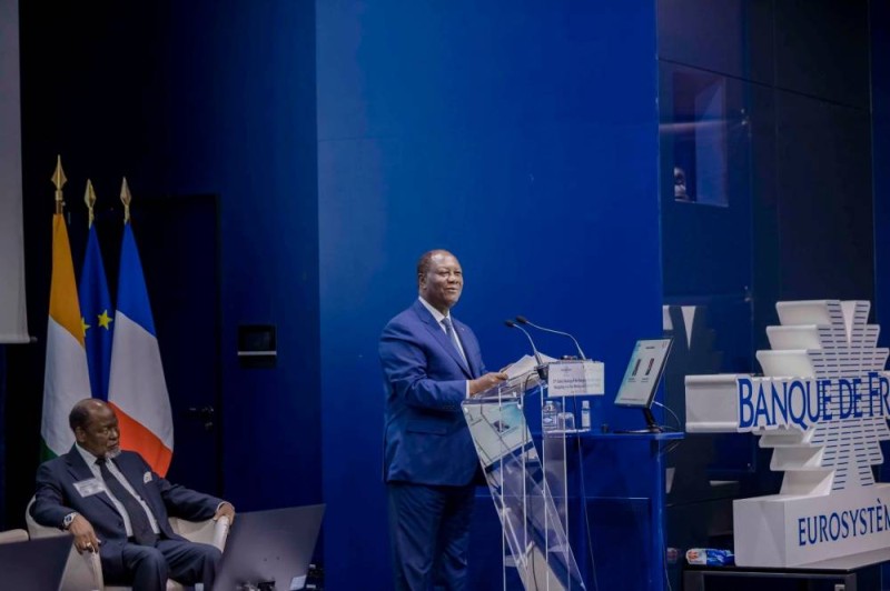 L'intervention du Président Ouattara au Forum des marchés émergents à Paris