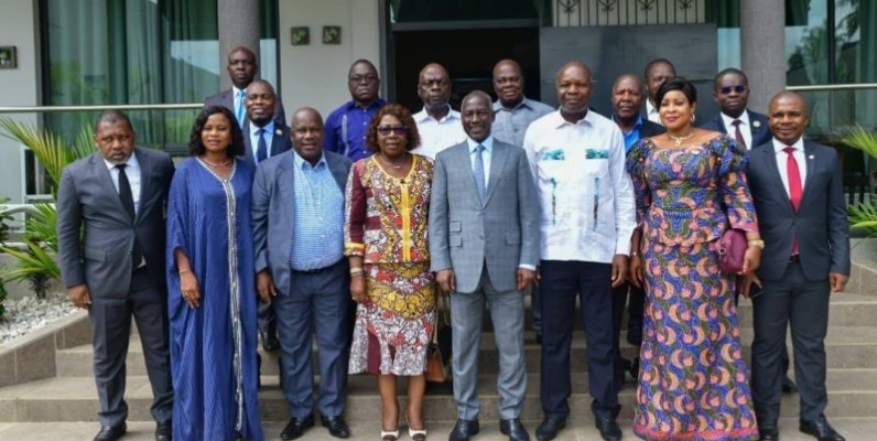 Adama Bictogo obtient le soutien du groupe parlementaire de l'Udpci. (Ph: Dr)