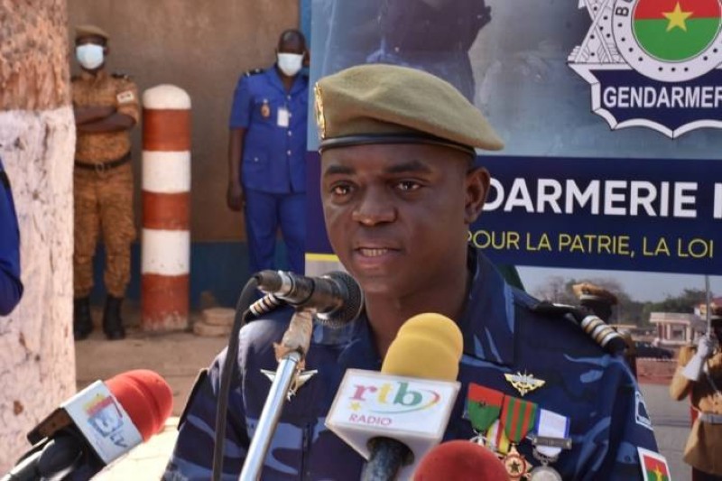Le lieutenant-colonel Somda Evrard, chef d’Etat-major de la gendarmerie nationale du Burkina Faso (Ph: DR)