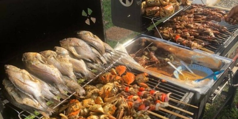 Une vue de quelques spécialités culinaires de la Côtière proposées aux invités. (Ph: Dr)