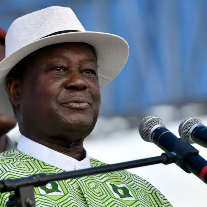 Le président du Pdci-Rda, Henri Konan Bédié. (Ph: Dr)