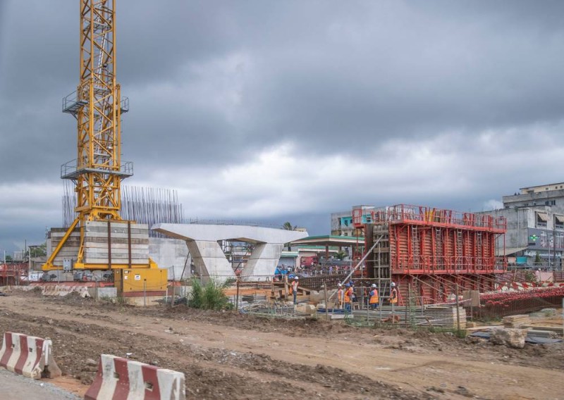 Chantiers d’infrastructures structurantes d’Abidjan. (Ph: CICG)