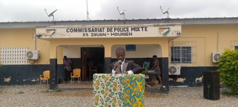 Le Commissariat de police Mixte de Zouan-Hounien. (DR)