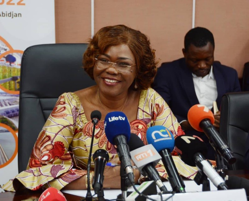 La ministre du Plan et du développement, Nialé Kaba.  