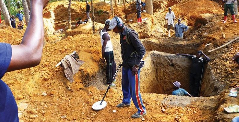 L'orpaillage clandestin est interdit en Côte d'Ivoire. (DR)