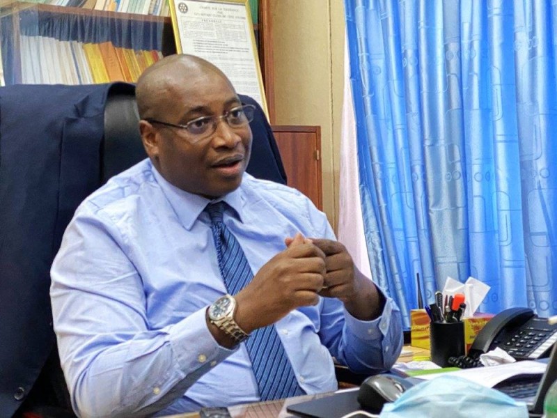 Le directeur de la Météorologie nationale de la Société d’exploitation et de développement aéroportuaire, aéronautique et météorologique (Sodexam), Daouda Konaté. (Ph: Abidjan.net)
