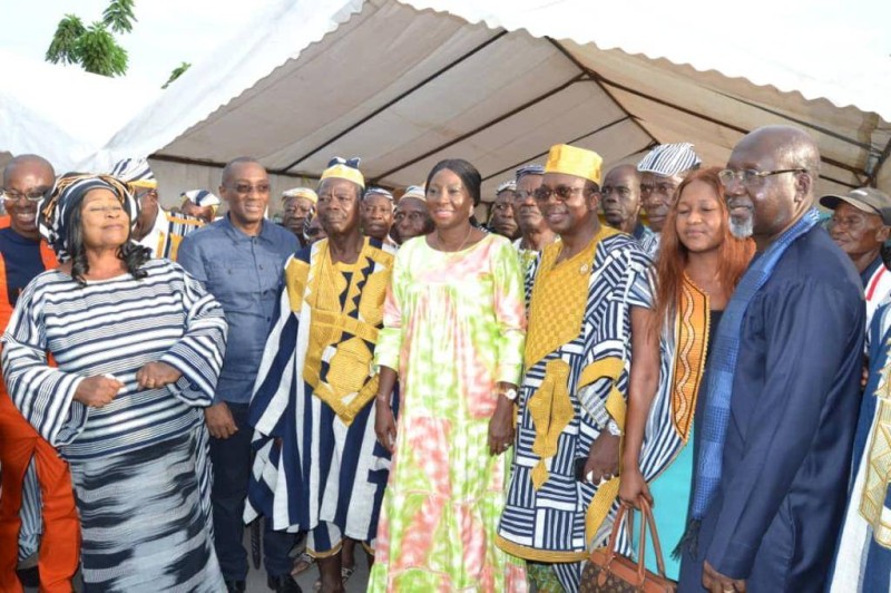 Les Dan ont reçu le soutien de la maire d'Abobo, Kandia Camara. (Ph: Dr)