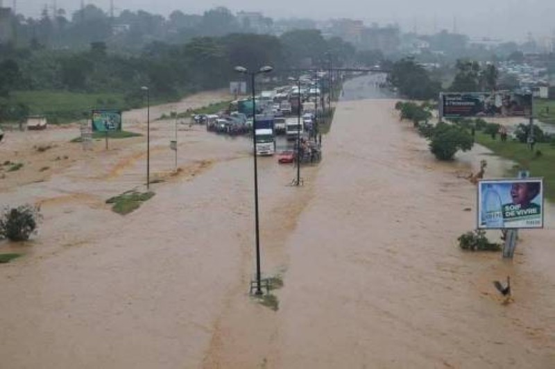 La pluie a encore tué à Abidjan. (DR) 