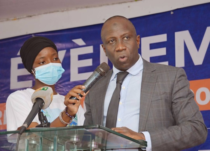 Dr Coulibaly Oumar, représentant le Dg de la Cnam. (DR)