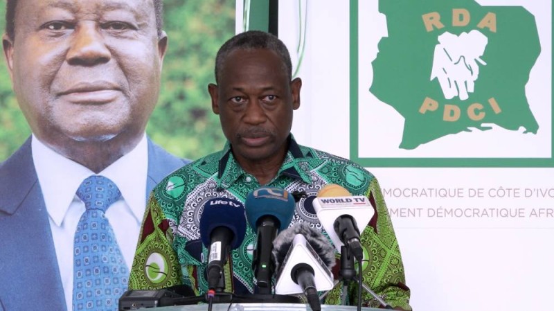 Bredoumy Soumaïla, porte-parole  du Pdci-Rda. (DR)